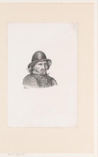 Man with hat and handkerchief around his neck