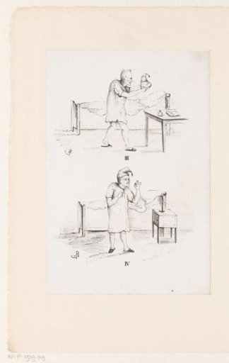 Man watches a caught fly fly away