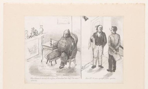 Angry wounded man rings the bell