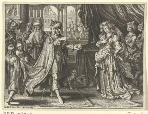 Emperor Theodosius and Athenais