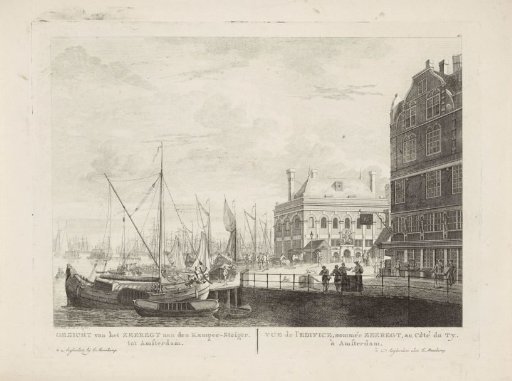 View of the building Zeerecht at the Kampersteiger in Amsterdam