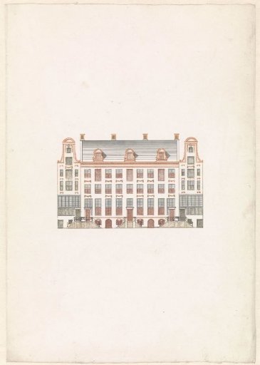 Canal houses on the Keizersgracht 518-526, Amsterdam