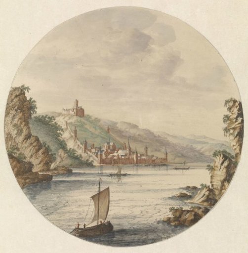 View of the town of Bacharach