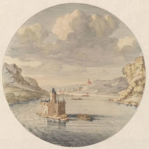 View of Pfalzgrafenstein Castle near Kaub