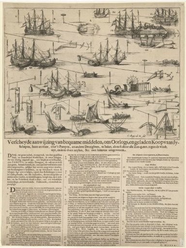 Various means of getting ships over the Pampus