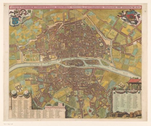 Plan of Paris