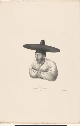 Portrait of a Korean merchant