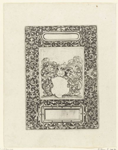 Frame with scrollwork