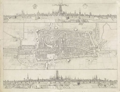 Plan and Profile of the City of Utrecht