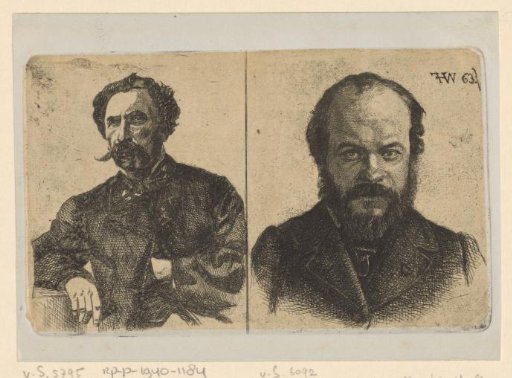 Portraits of Salomon Verveer and Jan Weissenbruch