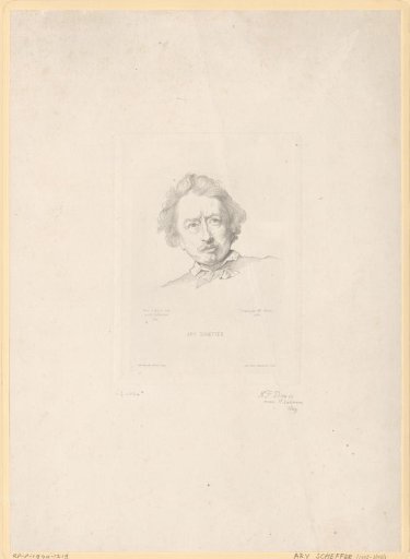 Portrait of Ary Scheffer