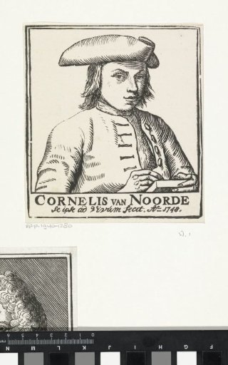 Self-portrait of Cornelis van Noorde