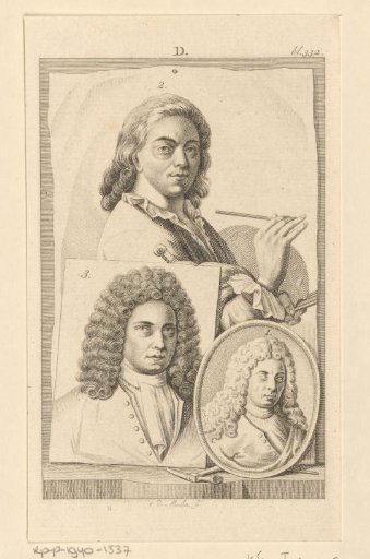 Portraits of N.N. Roukens, Hendrik Soukens and Frans van Eynden