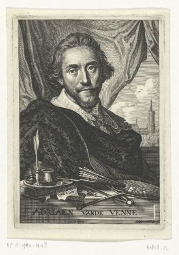 Portrait of Adriaen Pietersz. van de Venne