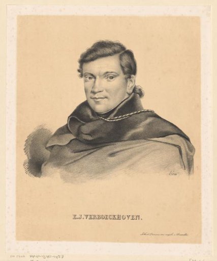 Portrait of Eugène Verboeckhoven
