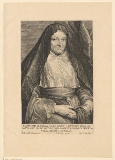 Portrait of Isabella Clara Eugenia, Infanta of Spain