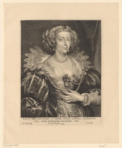 Portrait of Geneviève d'Urfé