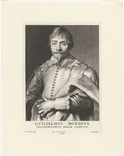 Portrait of Willem Hondius
