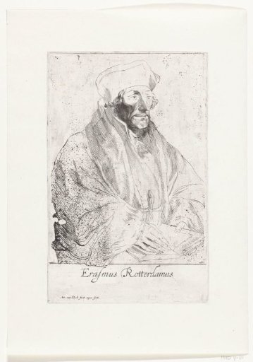 Portrait of Desiderius Erasmus