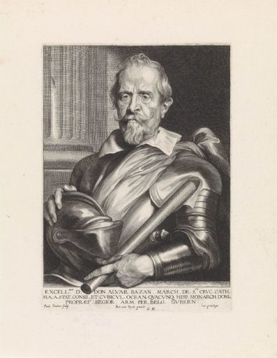 Portrait of the commander Don Álvaro de Bazán