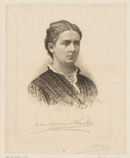 Portrait of Maria van Hohenzollern-Sigmaringen
