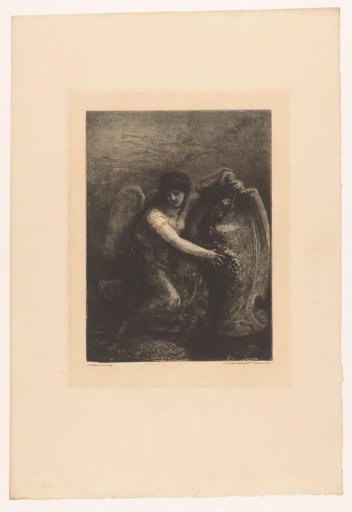 Angel with a shield