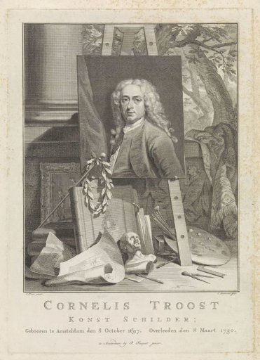 Portrait of Cornelis Troost