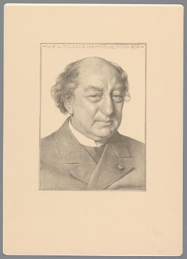 Portrait of Wilhelmus Bernardus Gerardus Molkenboer