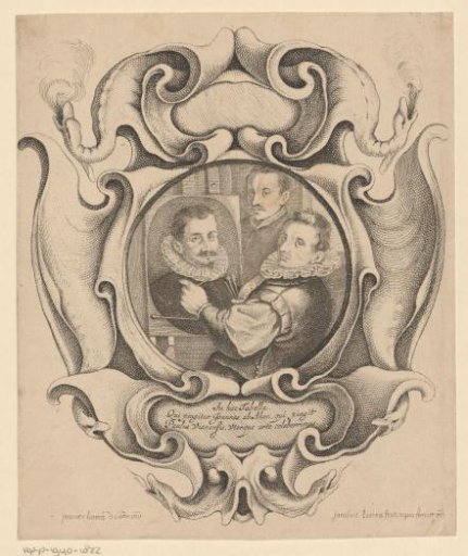 Hans van Aachen Painting the Portraits of Paulus Willemsz. van Vianen and Adriaen de Vries