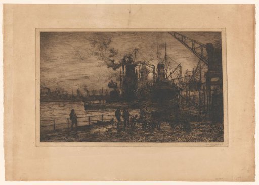 View of the Harbour of Rotterdam