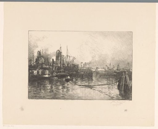 Harbour View in Rotterdam