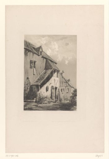 Facade of an old farmhouse