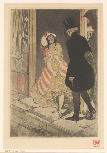 Man and woman on the street