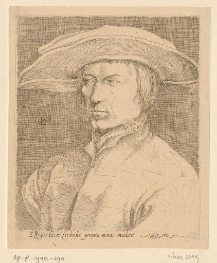 Portrait of Lucas van Leyden, supposedly a self-portrait