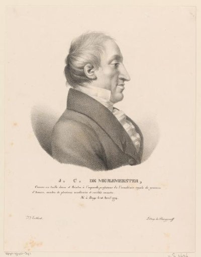 Portrait of Jozef Karel De Meulemeester