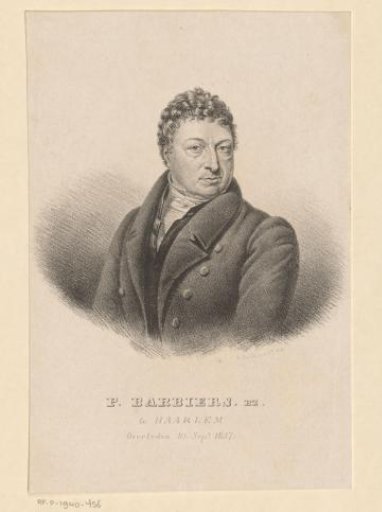 Portrait of Pieter Bartholomeusz Barbiers