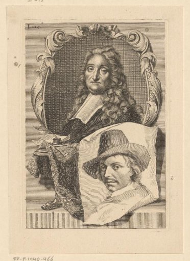 Portraits of Ludolf Bakhuysen and Vincent Laurensz. van der Vinne
