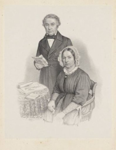 Double Portrait of the Publisher Heinrich Arnz and His Wife