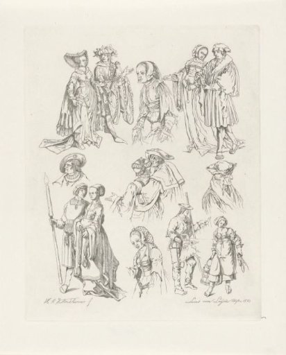 Study sheet with five couples