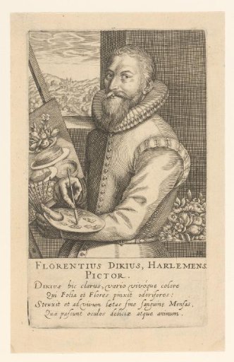 Portrait of Floris Claesz. van Dijck
