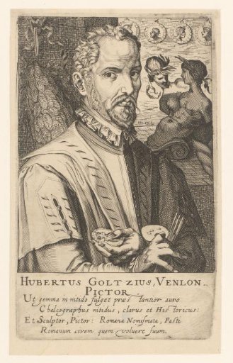 Portrait of Hubert Goltzius