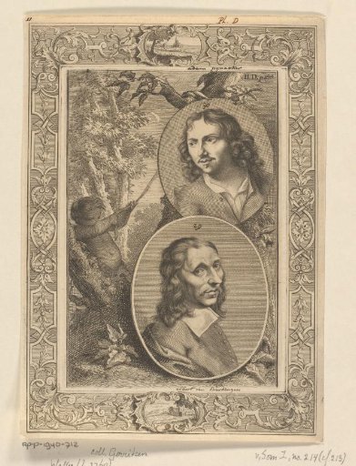 Portraits of Adam Pijnacker and Allaert van Everdingen