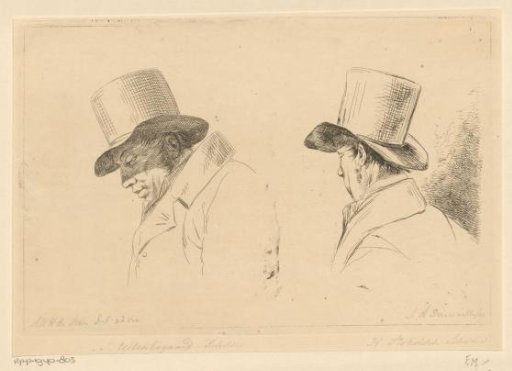 Portraits of Abraham Uytenbogaart and Hendrik Stokvisch
