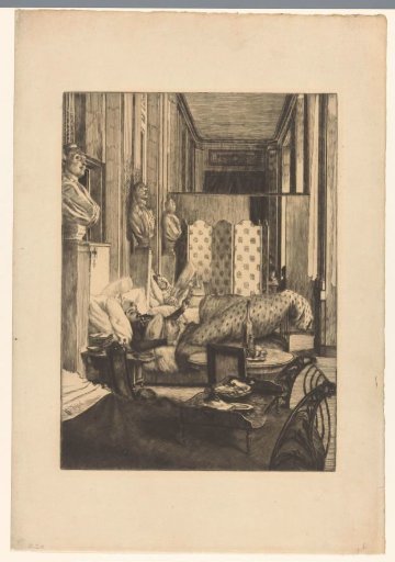 Foyer of the Comédie-Française during the Siege of Paris in 1870-1871