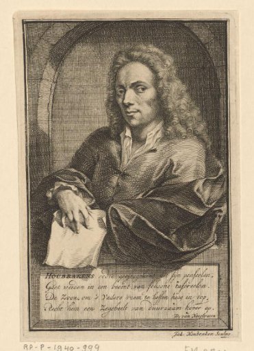 Portrait of Arnold Houbraken