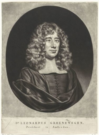 Portrait of Leonardus Groenewegen