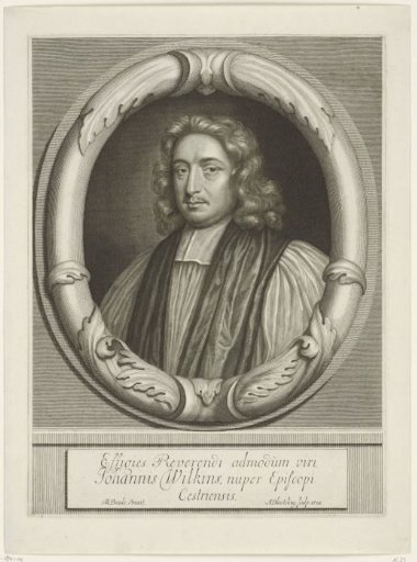 Portrait of John Wilkins, Bishop of Chester