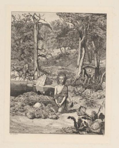 Simplicius at the Grave of the Hermit