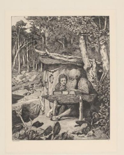 Simplicius Learns to Read from the Hermit