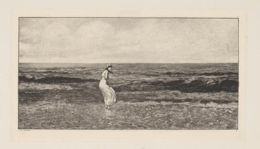 Woman in the Breakers
